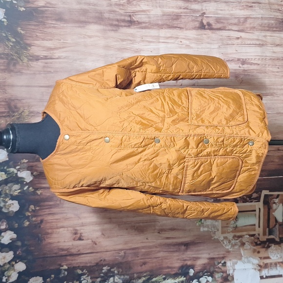 NWT St John's Bay orange all weather coat, with pockets. - Picture 1 of 12